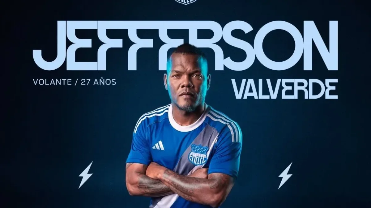 Jefferson Valverde fue anunciado como su sexto refuerzo del Emelec.