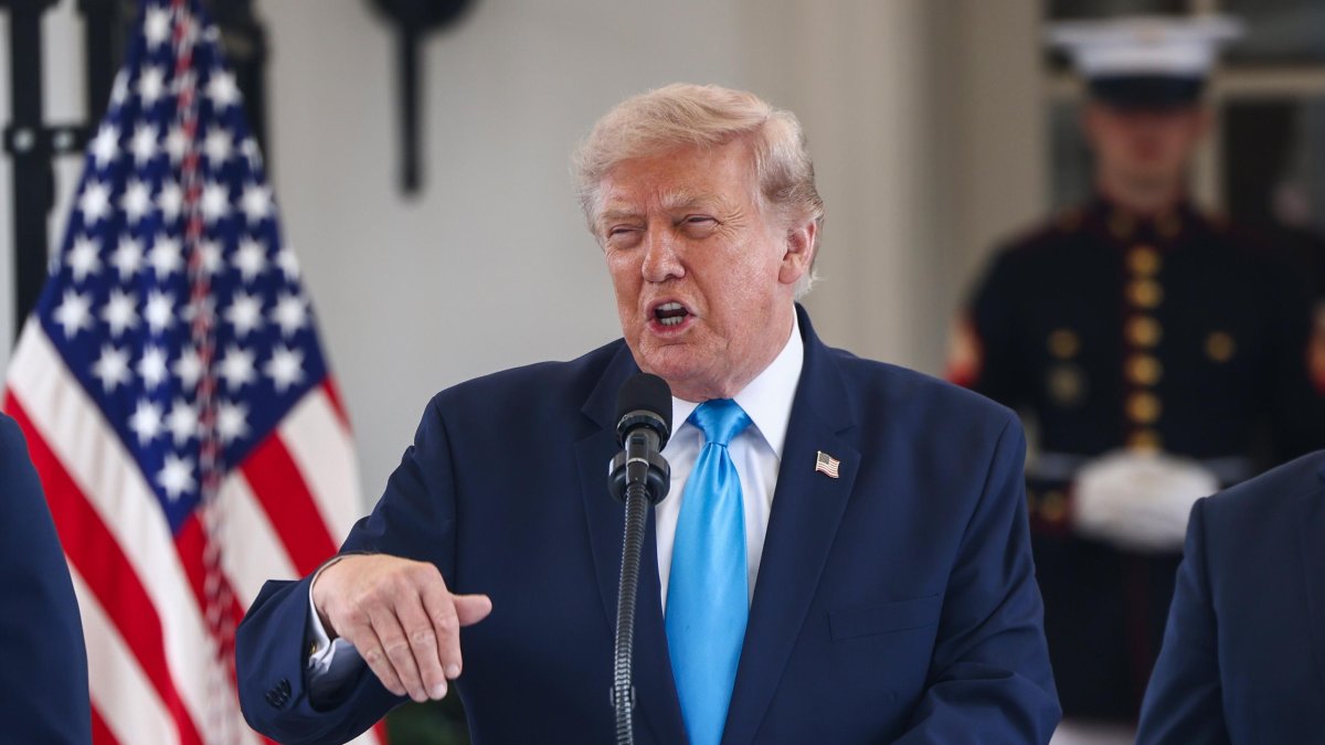 El presidente de Estados Unidos, Donald Trump.
