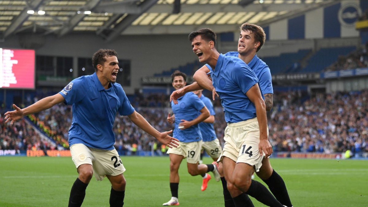 Brighton goleó 3-0 a Arsenal en la fecha 5 de la Premier League 2026-27.