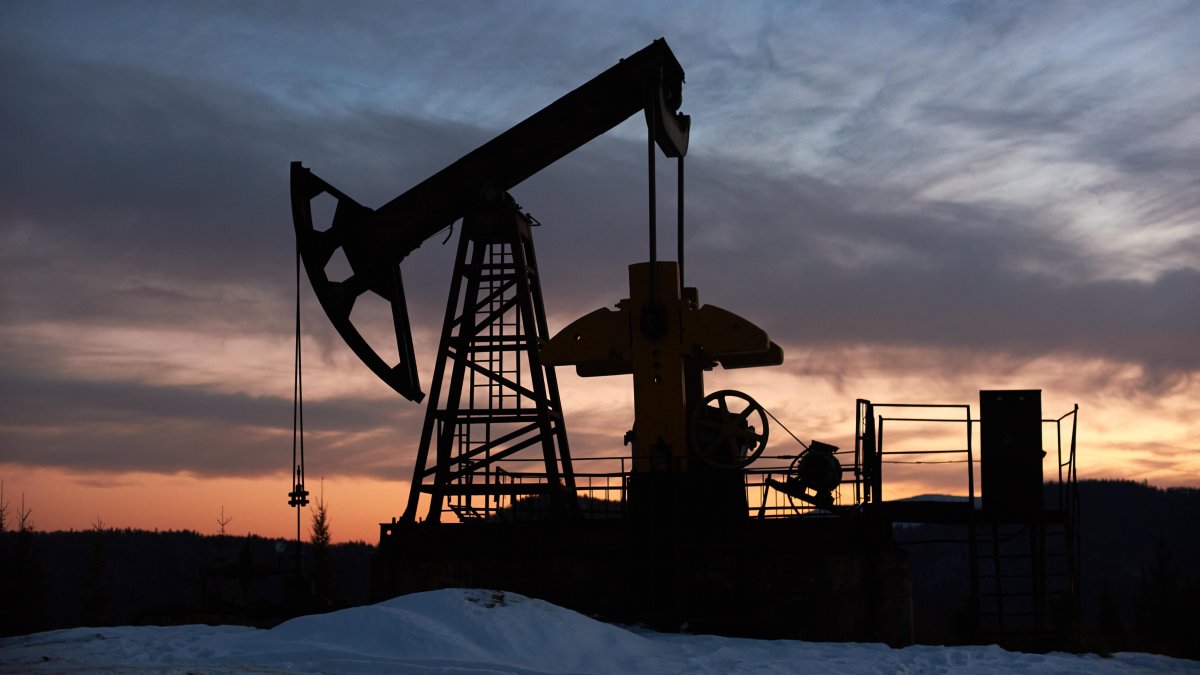 Operación de extracción de petróleo.