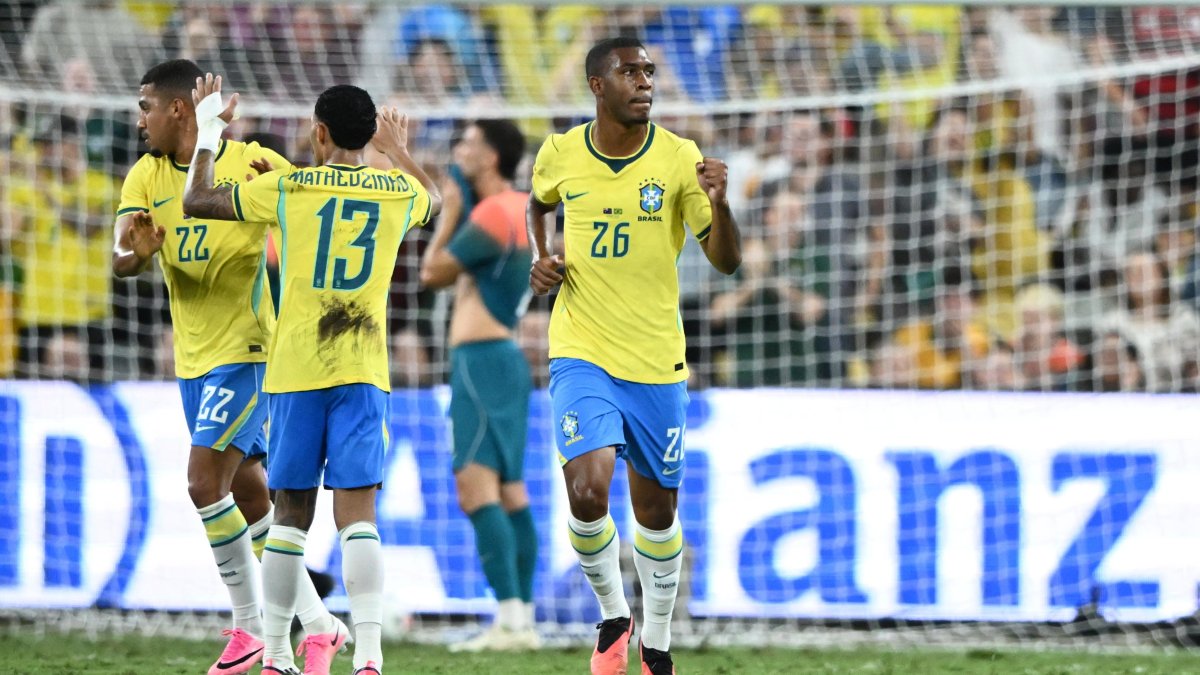 Rayan marcó el gol de la Selección de Brasil.
