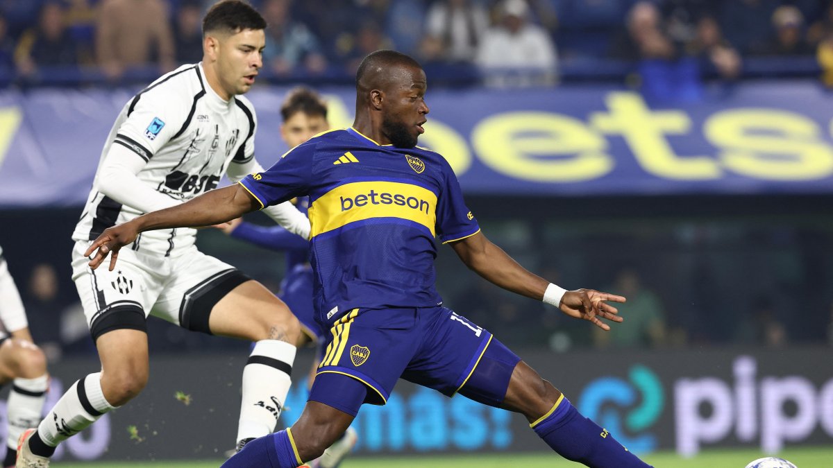 Enner Valencia, delantero ecuatoriano de Boca Juniors.