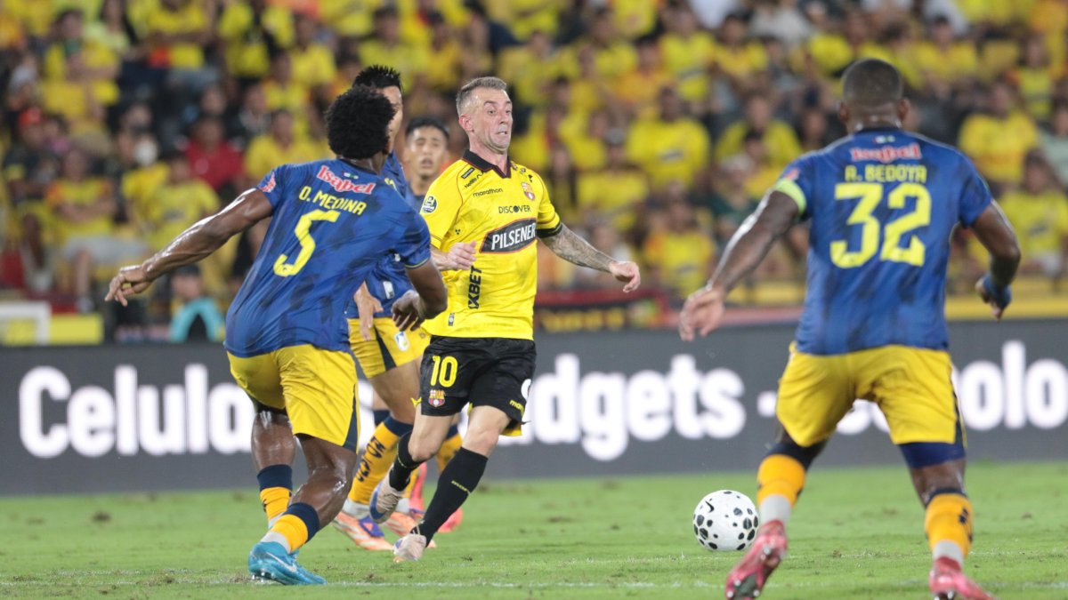 Damián Díaz, volante ofensivo de Barcelona SC.