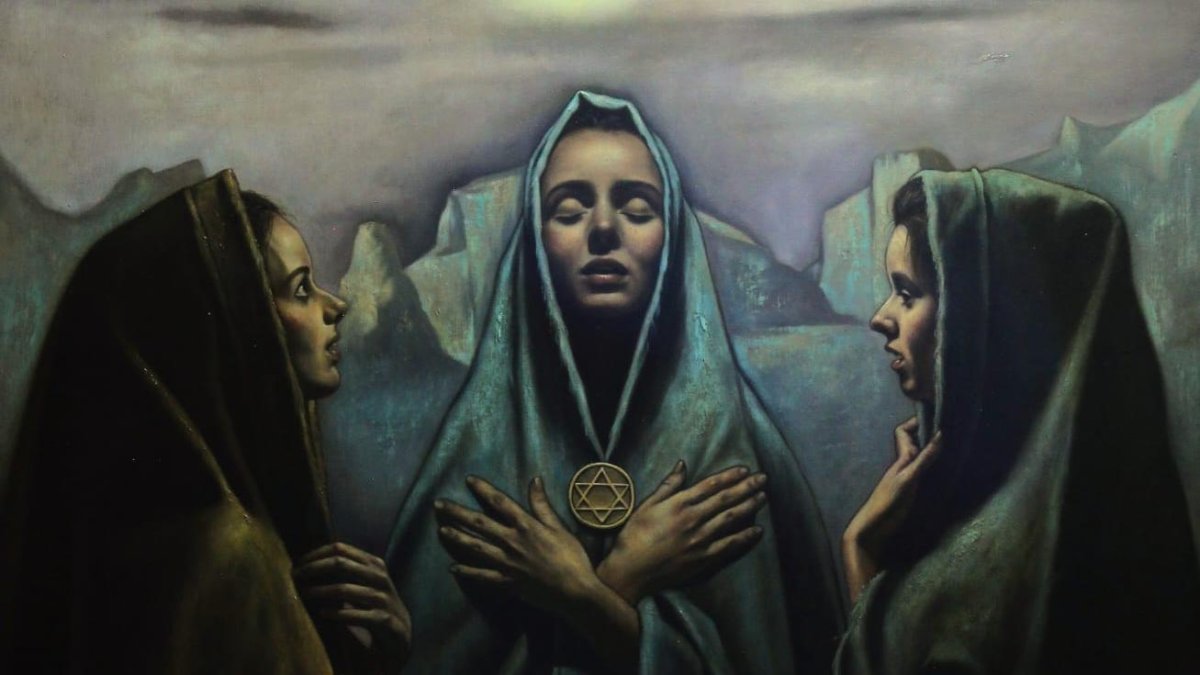 La Elegida es de Armando Requena es una de las obras que participa en la exposición.