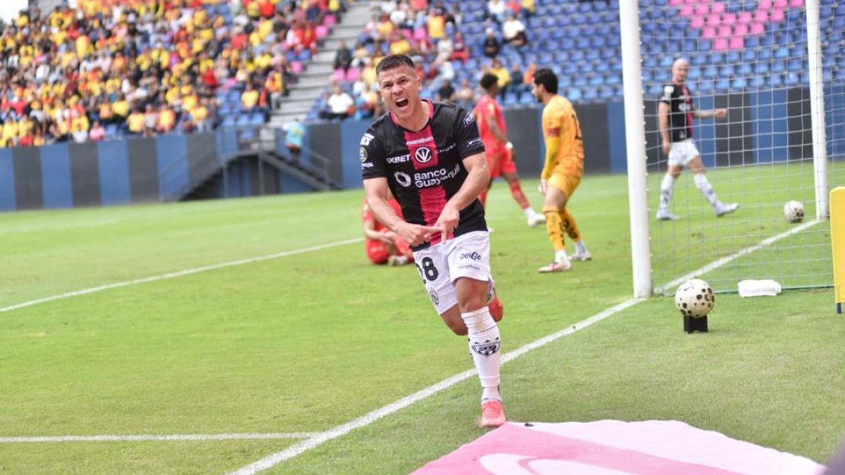 Hugo Quintana de Independiente del Valle fue autor de uno de los dos tantos con que vencieron a Aucas el fin de semana.