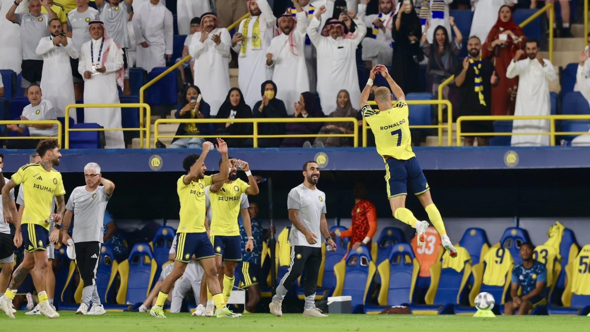 Cristiano Ronaldo marcó un gol en el triunfo de Al-Nassr.