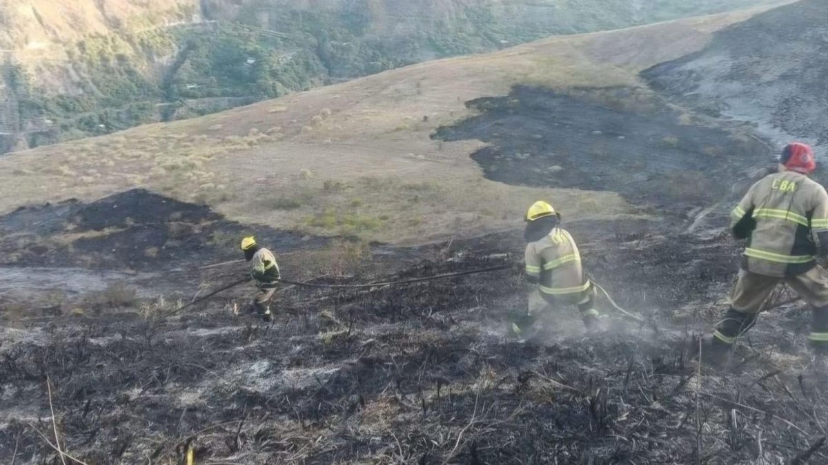 En Tungurahua 54 parroquias han resultado afectadas por los incendios forestales durante el 2026.