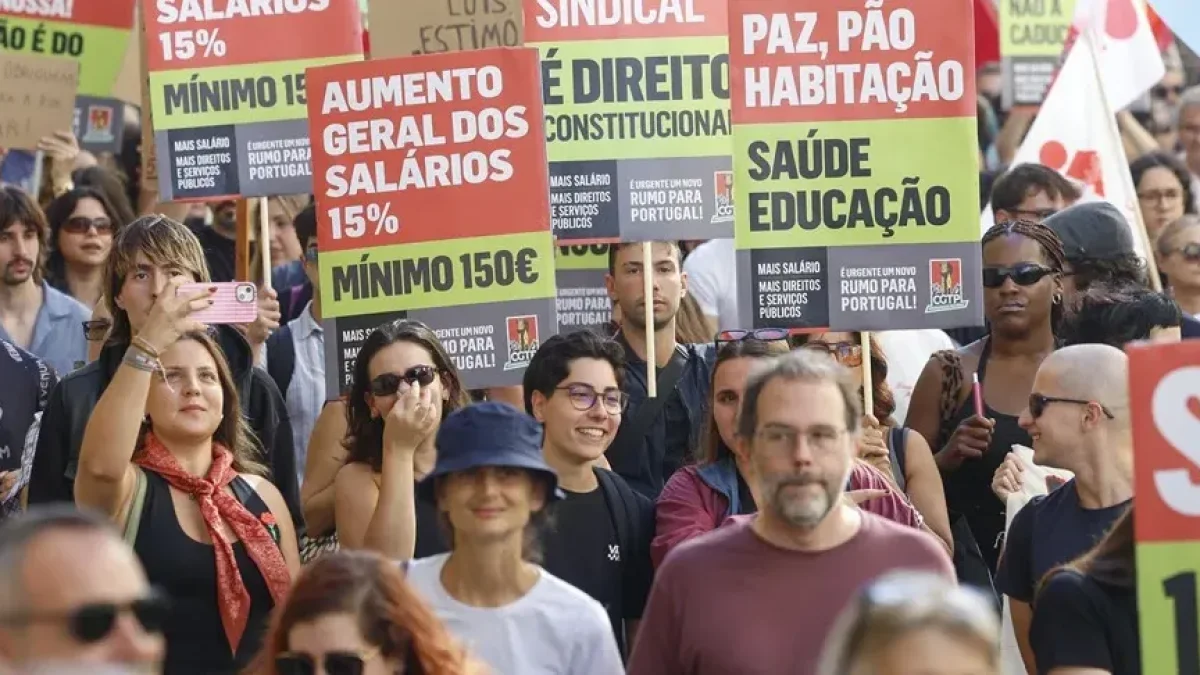 Los sindicalistas anticiparon una nueva manifestación para el 24 de noviembre ante el Parlamento portugués.