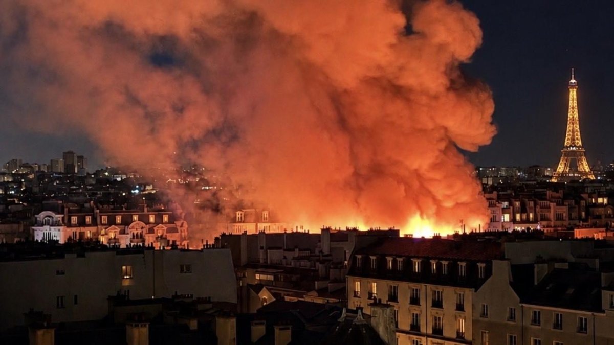Una jornada de protestas sociales en Francia terminó con graves disturbios y la destrucción de un histórico edificio público en la ciudad de Limoges.
