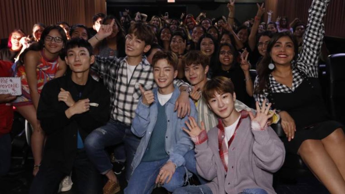 La agrupación surcoreana arribó a Guayaquil este jueves 5 de septiembre.