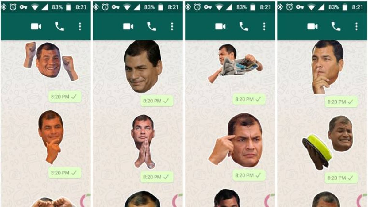 Roman Maspons es el creador de los stickers del expresidente.