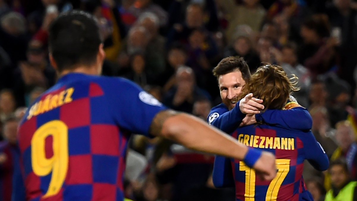 Suárez, Messi y Griezmann anotaron para la victoria del Barcelona.