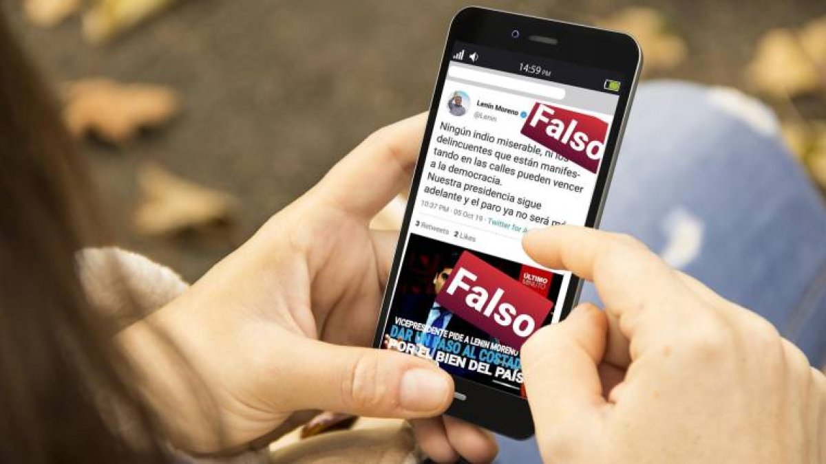 Cuentas como @comunicacionec hacen verificación de la información que llega a través de redes.