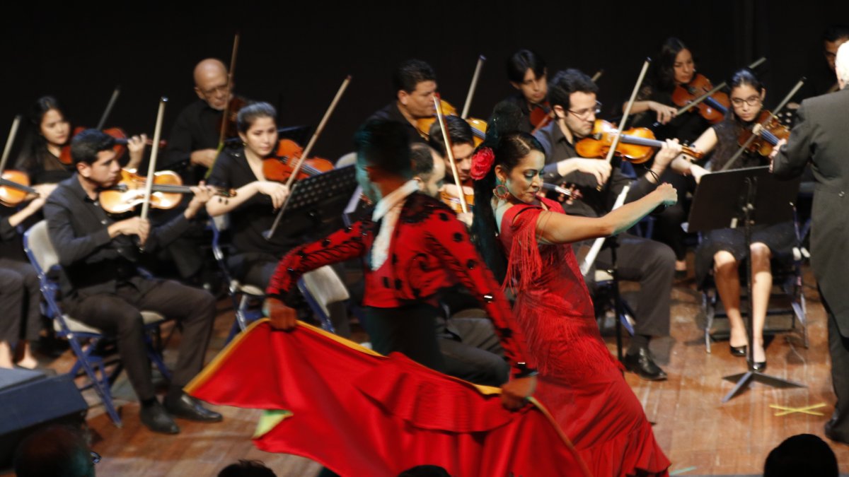 Danza de flamenco y tango gustó a la audiencia.