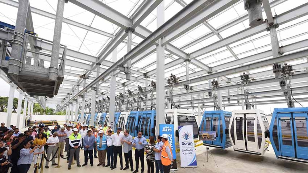 Las autoridades aseguraron que la obra tiene un 65 % de avance.