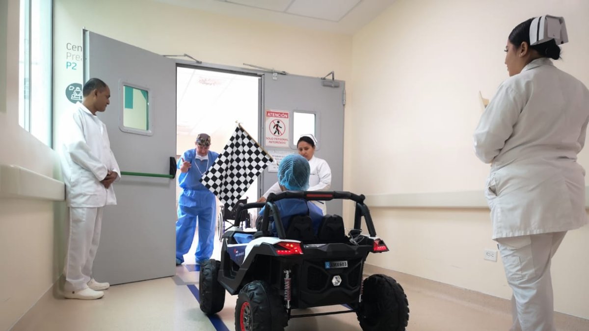 Los controles remotos de los vehículos serán monitoreados por el personal de la casa de salud.