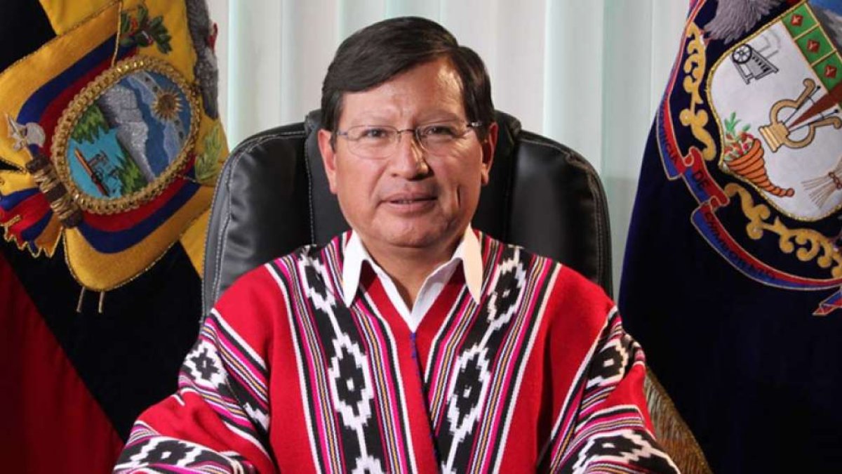 El exprefecto Mariano Curicama, actual subsecretario de Riego y Drenaje de la Secretaría del Agua.