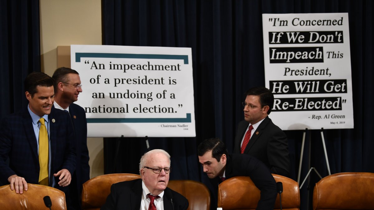 WASHINGTON. Se inicia la primera audiencia de juicio político de Trump en el Comité Judicial de la Cámara de Representantes.