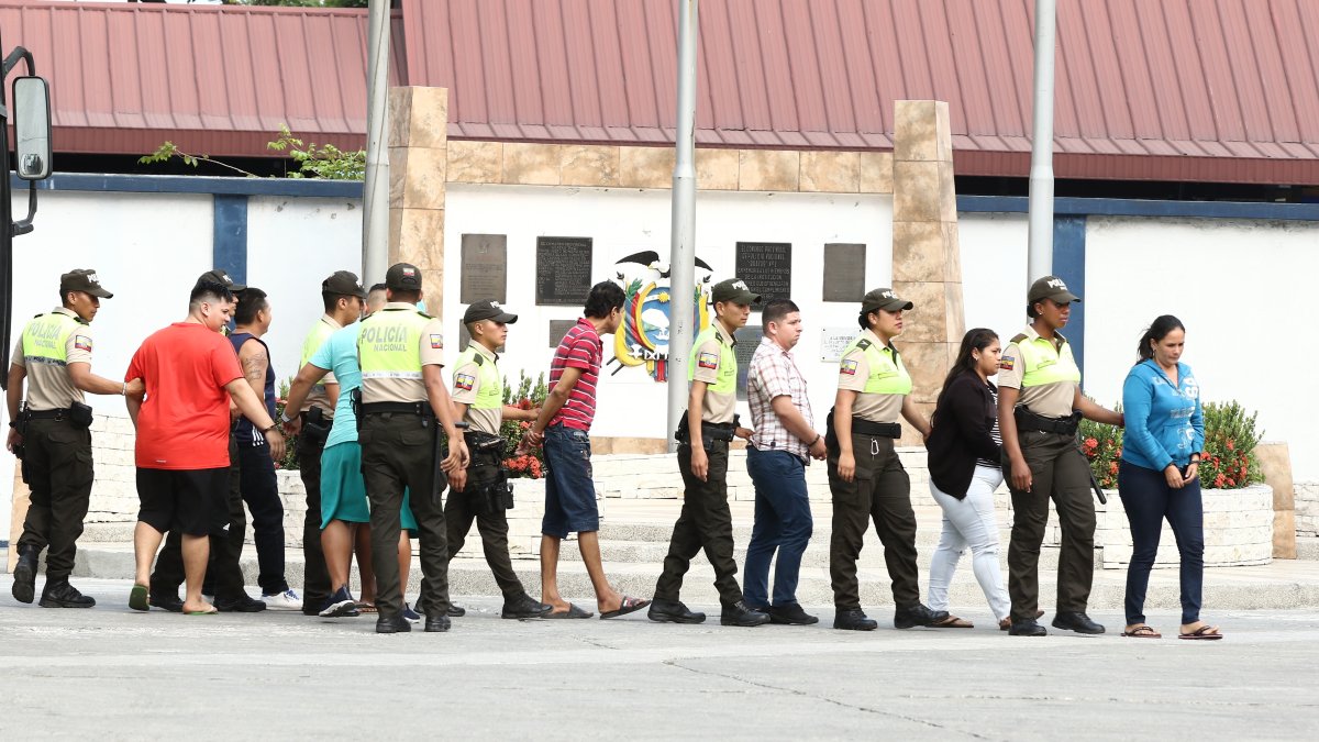 La banda estaba integrada por diez personas