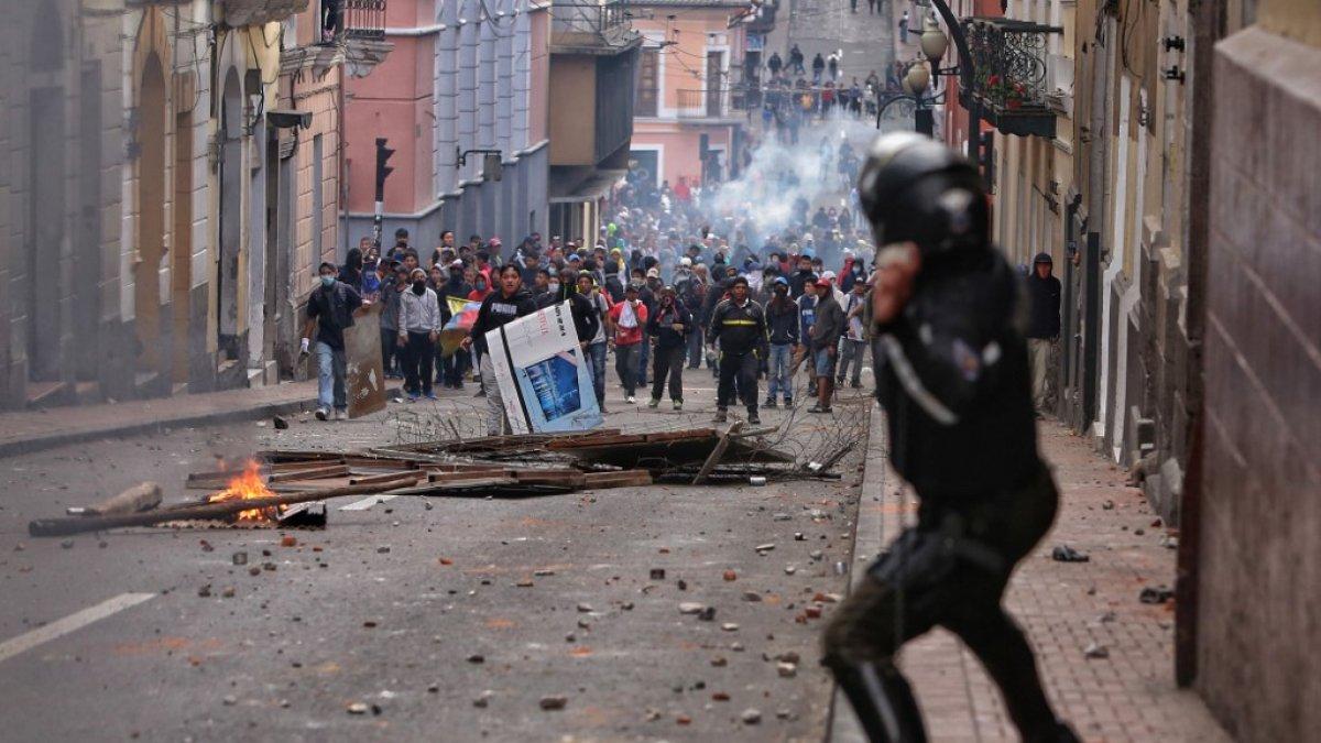 Las protestas de octubre pasado dejaron enfrentamientos  violentos entre manifestantes y policías