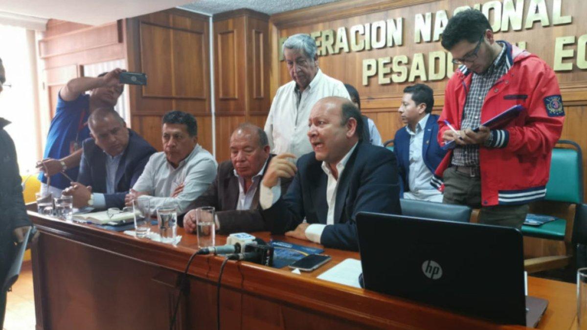 El dirigente hizo un llamado a todo el sector empresarial y productivo del Ecuador que se ponga al país por adelante.