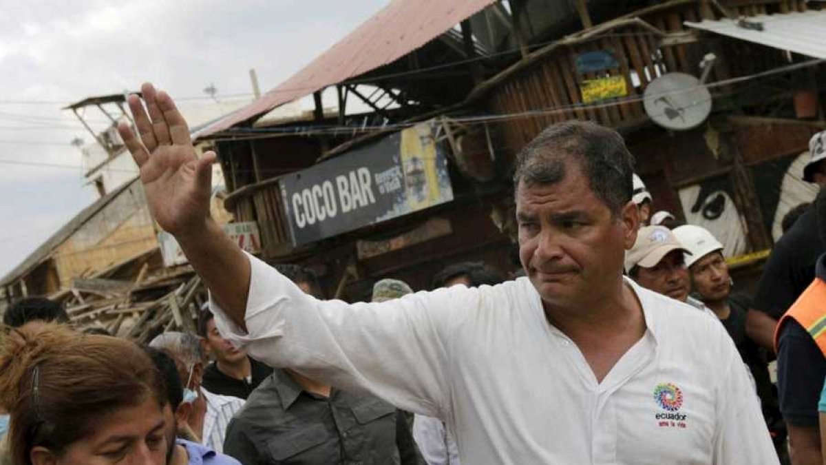 En el ECU 911 se realizó la rueda de prensa por el tema de las réplicas en Manabí.