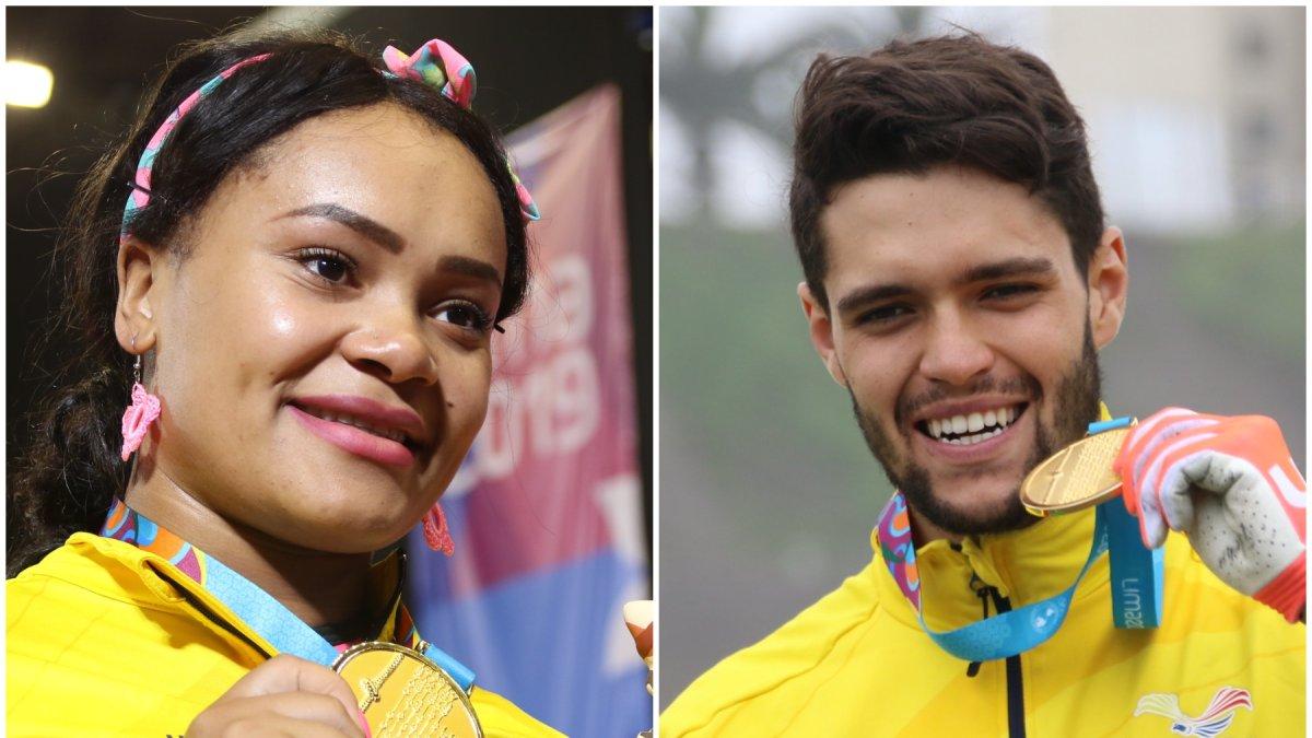 La pesista y el bicicrosista recibieron el apoyo mayoritario en la página web de nuestro diario.