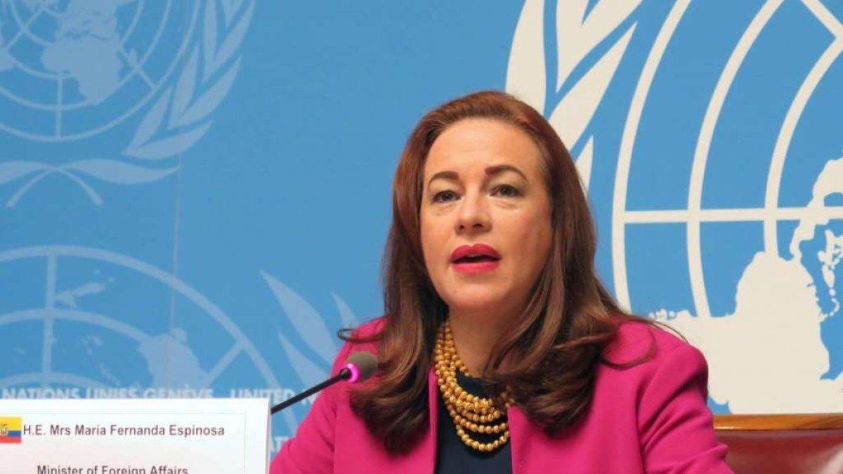 La excanciller María Fernanda Espinosa aspirará a la Secretaría General de la OEA.