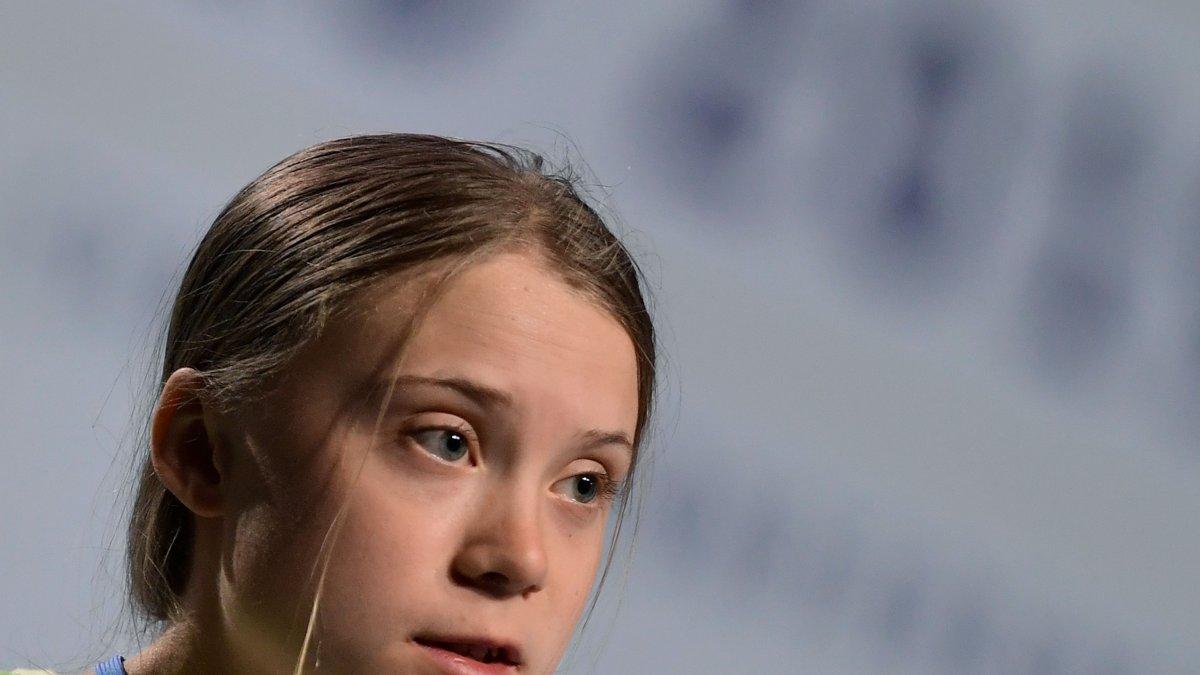 Greta Thunberg en la COP25, realizada en Madrid.