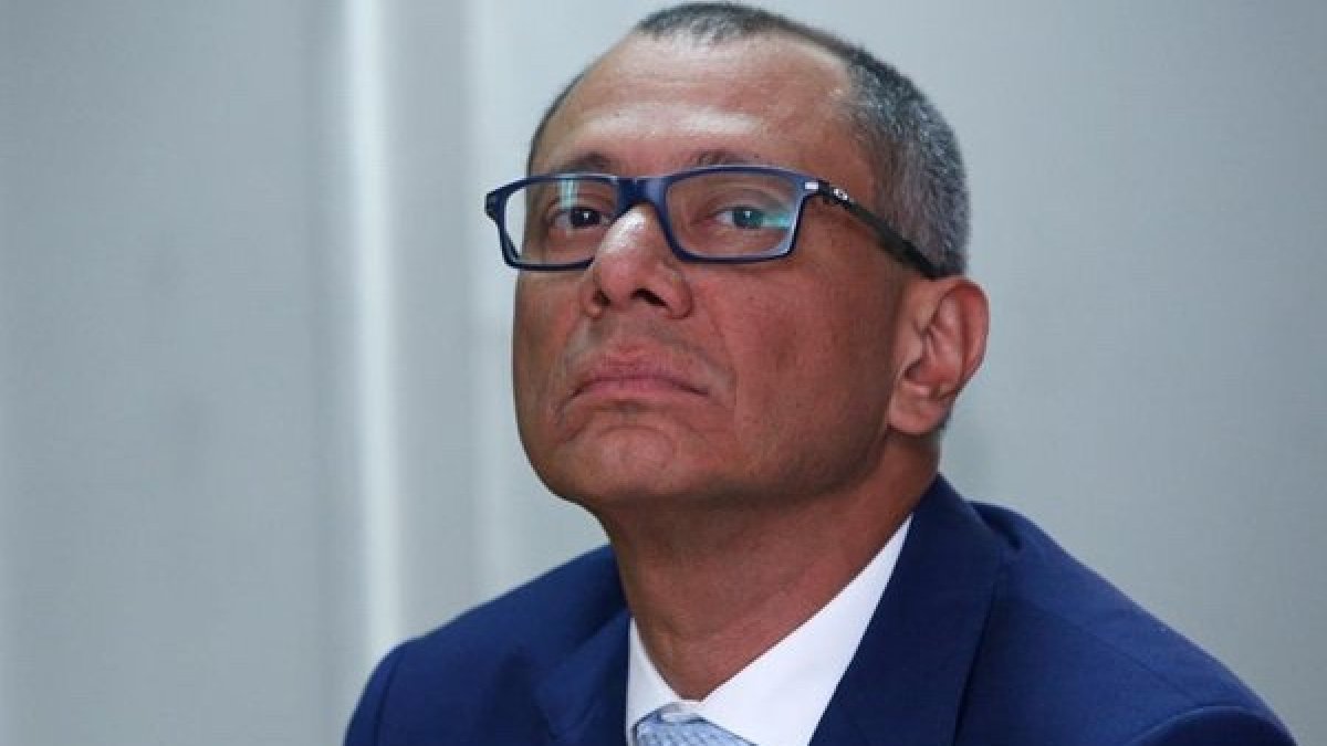 Jorge Glas en el juicio por el caso Odebrecht.