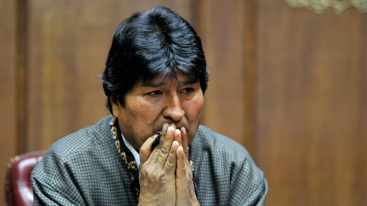 Fotografía tomada al expresidente de Bolivia, Evo Morales en 2017. Actualmente el mandatario se encuentra en Argentina.