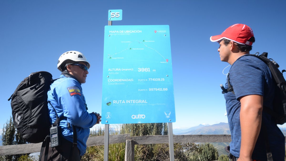 Tramo previo al ascenso al Rucu Pichincha.