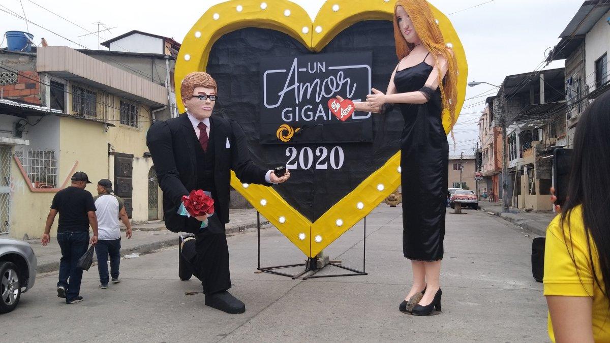 Ayer los monigotes fueron presentados de forma oficial