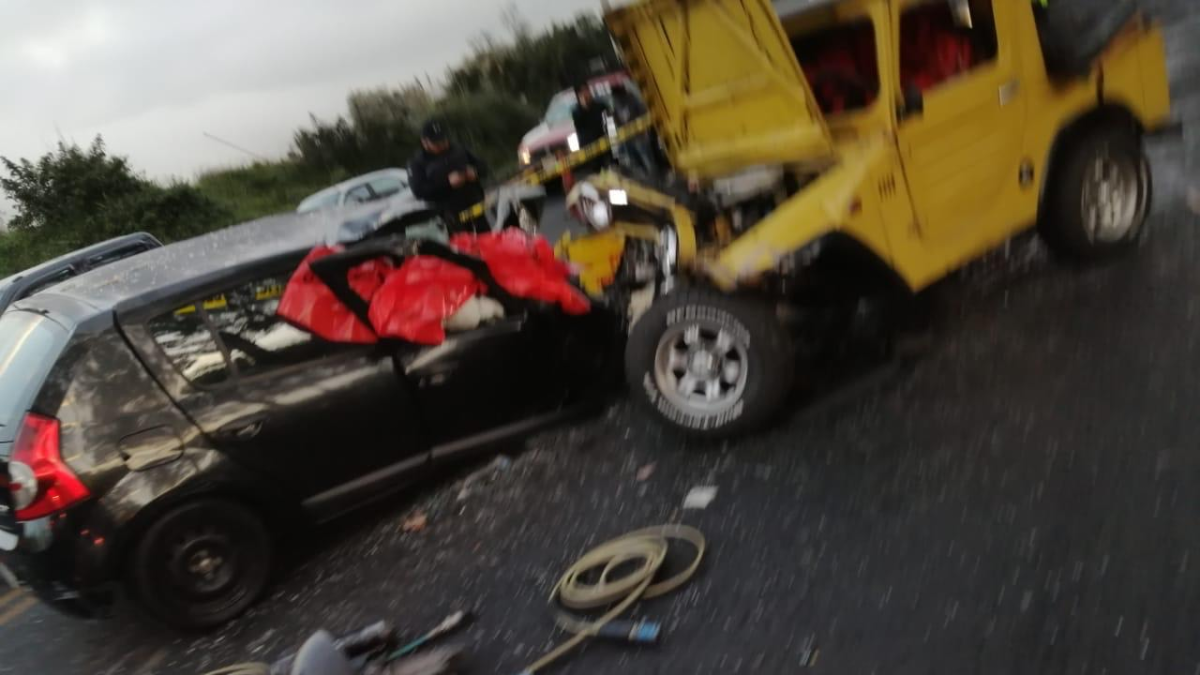 El accidente de tránsito ocurrió en la vía Panamericana Sur.