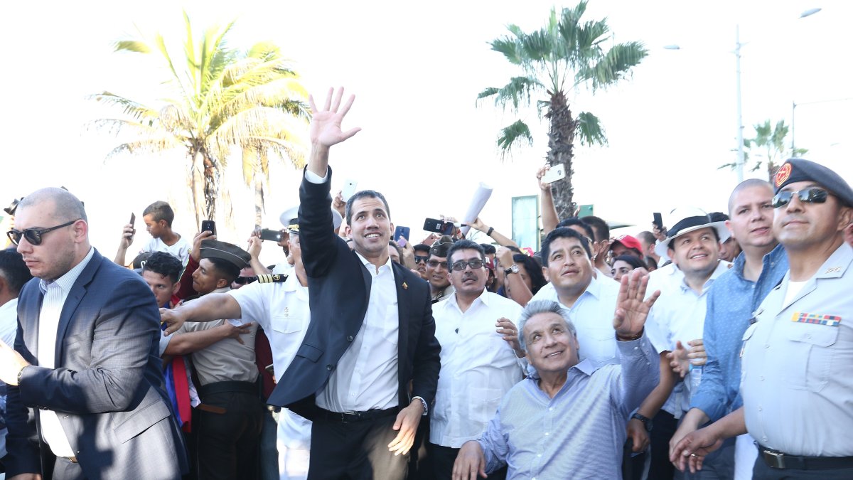 El presidente, Lenín Moreno, recibió a Juan Guaidó, que es reconocido como presidente interino de Venezuela.