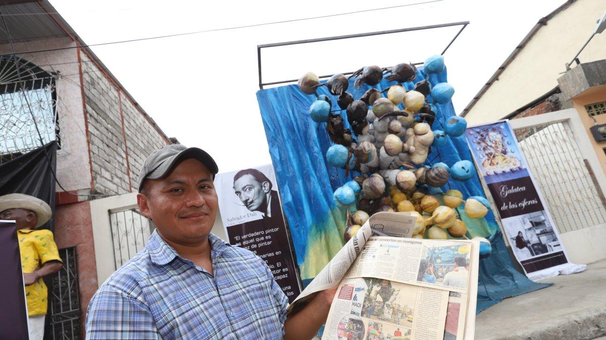 Este año, José Salas decidió representar la obra 'Galatea de las esferas' de Dalí.