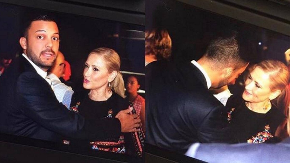 Ramírez saluda a la expresidenta de la Comunidad de Madrid, Cristina Cifuentes, en una imagen sin fechar.