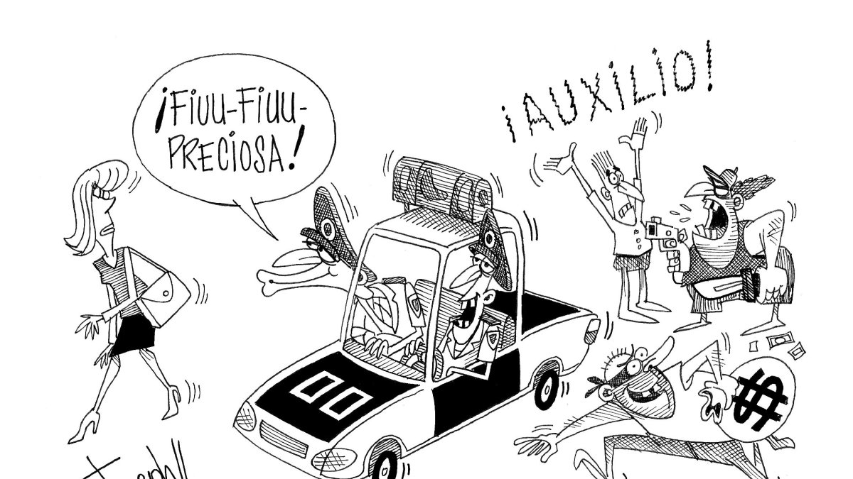 ...los ladrones se pasean.