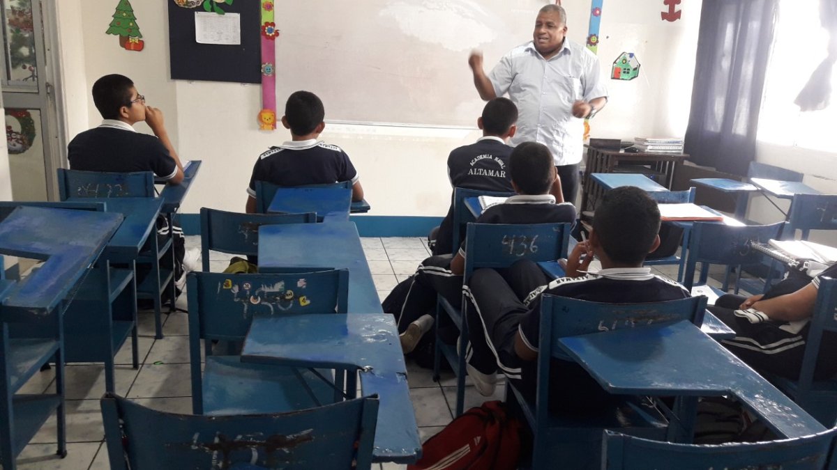 En la Unidad Educativa Altamar la asistencia de los chicos a clases fue irregular.