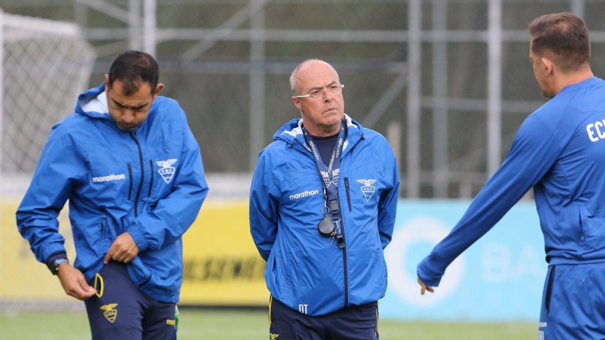 Jorge Célico (centro) tendrá la misión de llevar al equipo ecuatoriano a sus primeros Juegos Olímpicos.