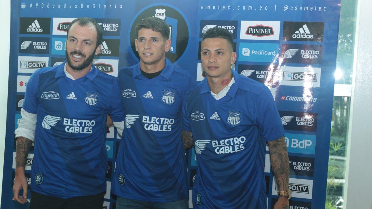 Los nuevos refuerzos de Emelec llegaron a Guayaquil.