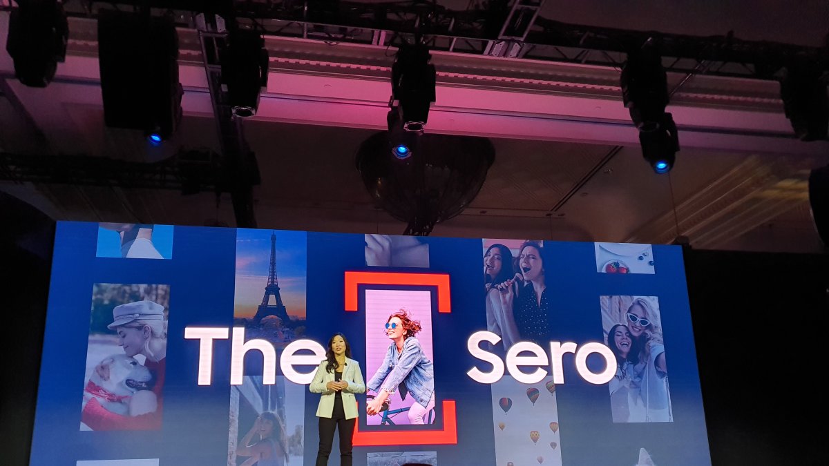 The Sero es un TV con dos orientaciones: horizontal y vertical. Pensado en los millennials.