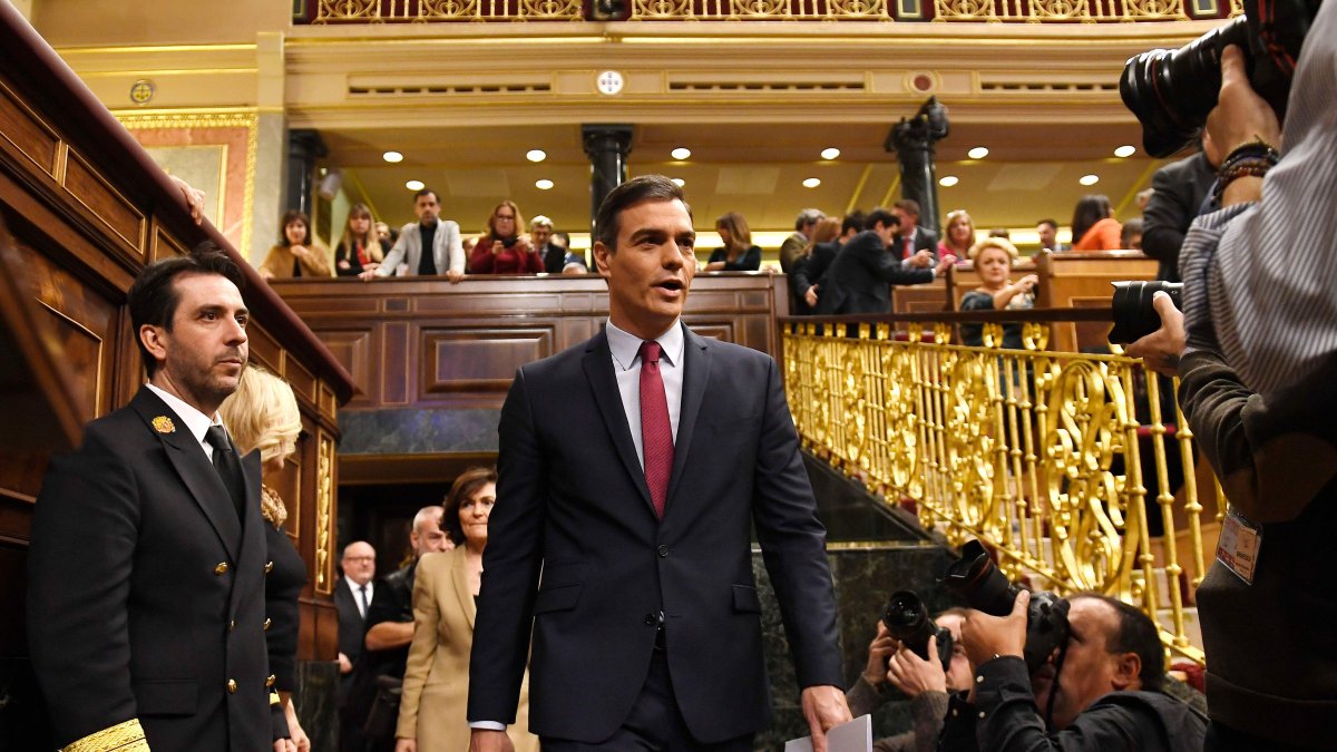 Pedro Sánchez ha formado una mayoría con el apoyo de la formación izquierdista Unidas Podemos (UP).