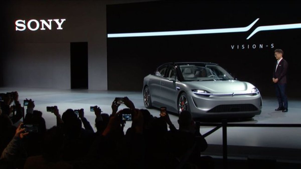 Sony mostró su visión de carro eléctrico en CES 2020.