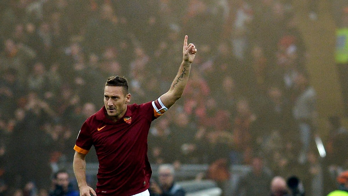 Totti es el máximo referente de la Roma de Italia.