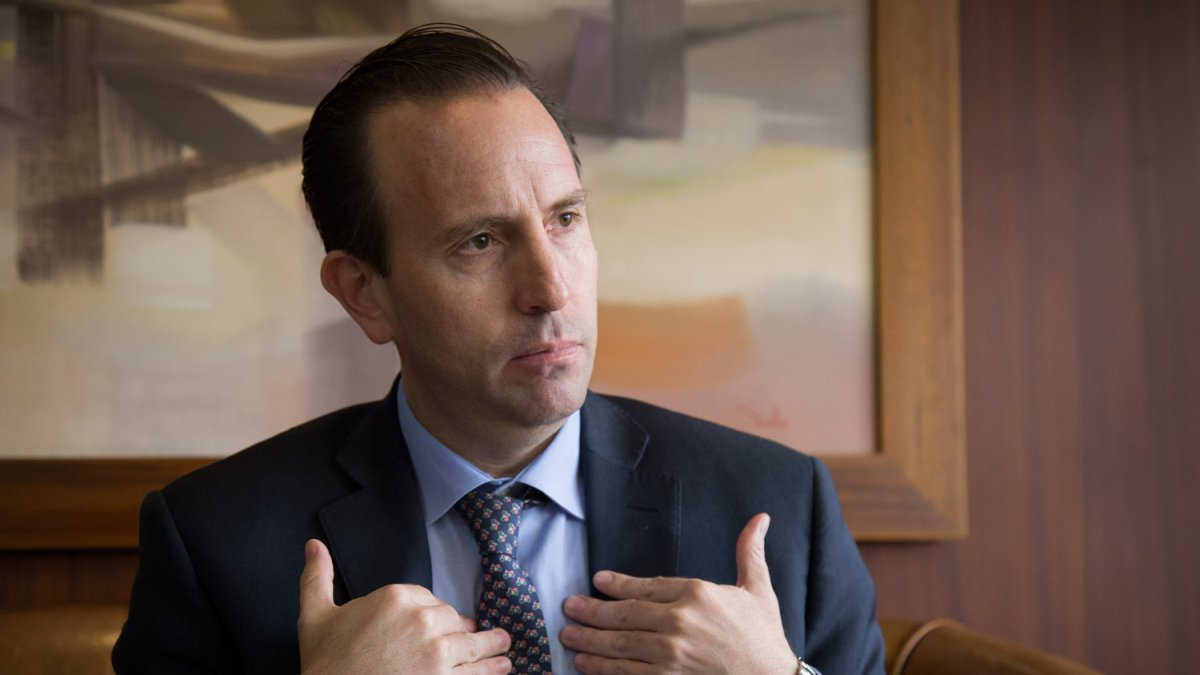 El presidente del Comité Empresarial Ecuatoriano, Patricio Alarcón.