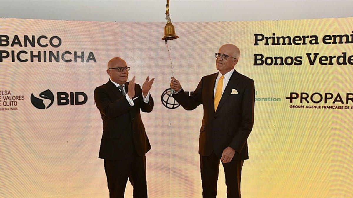 Banco Pichincha emitir bonos verdes por un monto inicial de $150 millones.