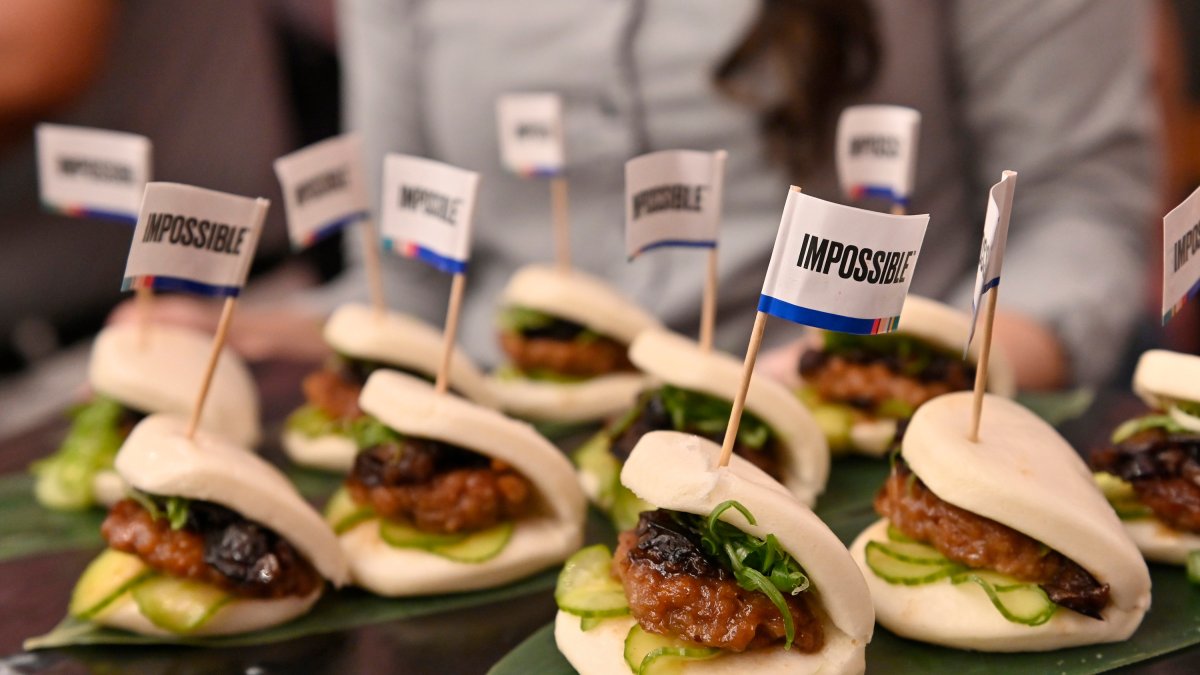 Impossible Food's presentó su hamburguesa de cerdo, sin gota de cerdo.