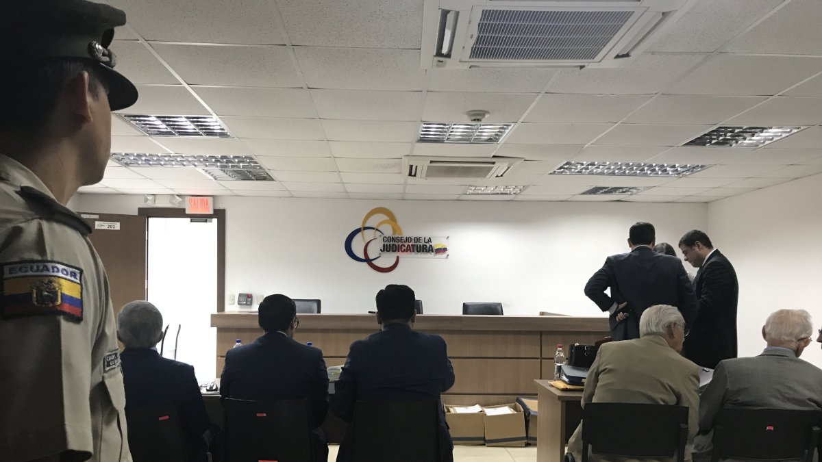 La audiencia se realizó ocho meses después de la diligencia preliminar que ocurrió en mayo de 2019.