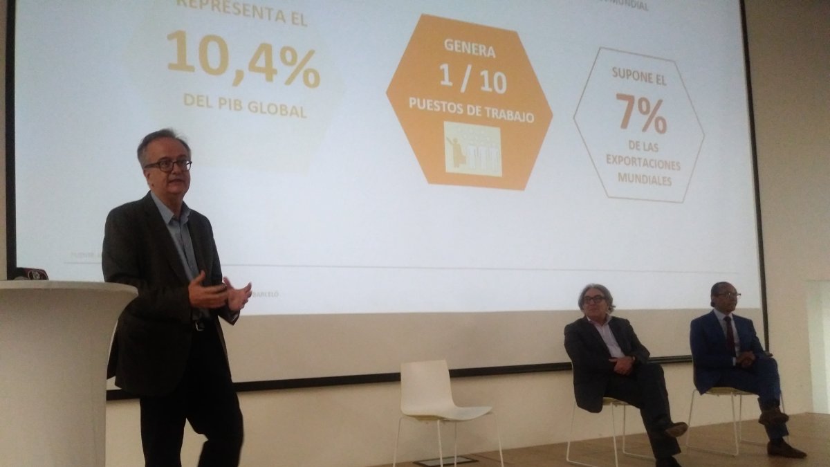 Simón Pedro Barceló, copresidente de Barceló Hotel Group, dio una conferencia en Guayaquil a empresarios e inversionistas del sector turístico.